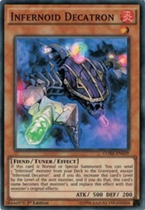 Infernoid Decatron (Super Rare) [CORE-EN039] 1st Edition