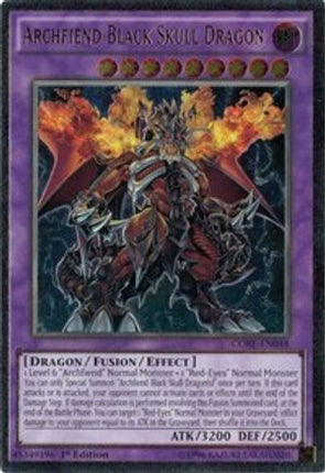 Archfiend Black Skull Dragon (UTR) (Ultimate Rare) [CORE-EN048] Unlimited