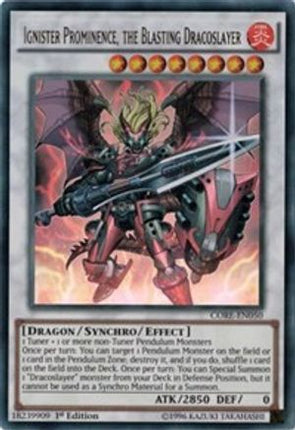 Ignister Prominence, the Blasting Dracoslayer (Ultra Rare) [CORE-EN050] Unlimited