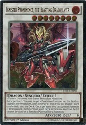Ignister Prominence, the Blasting Dracoslayer (UTR) (Ultimate Rare) [CORE-EN050] Unlimited