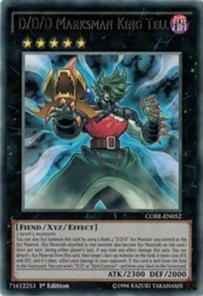D/D/D Marksman King Tell (Rare) [CORE-EN052] 1st Edition