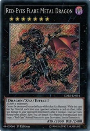 Red-Eyes Flare Metal Dragon (Secret Rare) [CORE-EN054] Unlimited