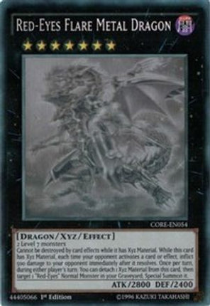 Red-Eyes Flare Metal Dragon (Ghost Rare)  [CORE-EN054] Unlimited