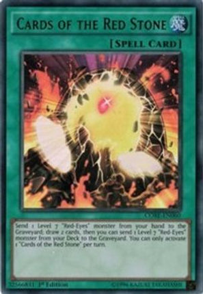 Cards of the Red Stone (Ultra Rare) [CORE-EN060] 1st Edition