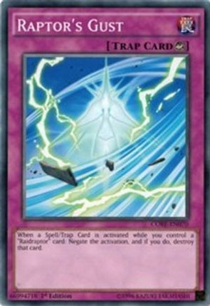 Raptor's Gust (Common / Short Print) [CORE-EN070] 1st Edition