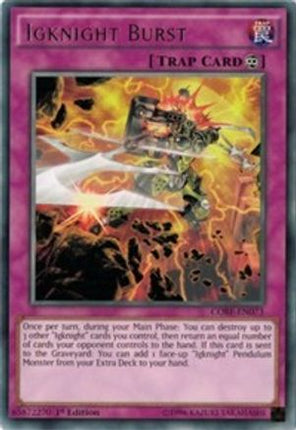 Igknight Burst (Rare) [CORE-EN073] Unlimited