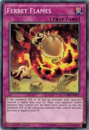 Ferret Flames (Common / Short Print) [CORE-EN077] 1st Edition