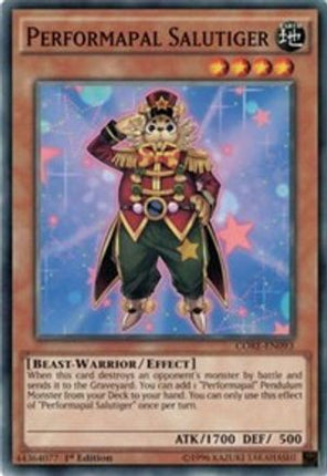 Performapal Salutiger (Common / Short Print) [CORE-EN093] 1st Edition