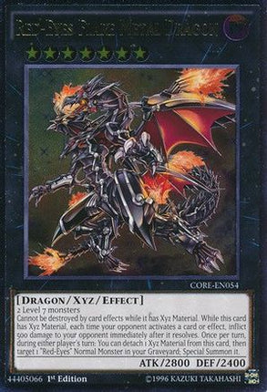 Red-Eyes Flare Metal Dragon (UTR) (Ultimate Rare) [CORE-EN054] 1st Edition