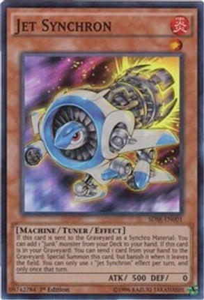 Jet Synchron (Super Rare) [SDSE-EN001] Structure Deck: Synchron Extreme 1st Edition