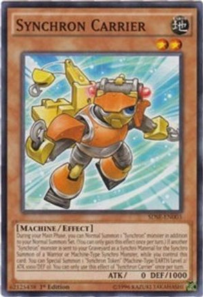 Synchron Carrier (Common / Short Print) [SDSE-EN003] Structure Deck: Synchron Extreme 1st Edition