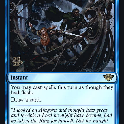 Borne Upon a Wind [Tales of Middle-earth Promos] Prerelease Foil