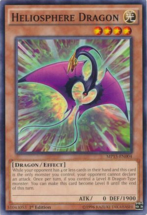 Heliosphere Dragon (Common / Short Print) [MP15-EN004] 1st Edition