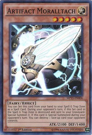 Artifact Moralltach (Super Rare) [MP15-EN006] 1st Edition