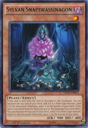 Sylvan Snapdrassinagon (Rare) [MP15-EN014] 1st Edition