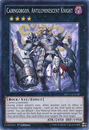 Cairngorgon, Antiluminescent Knight (Super Rare) [MP15-EN030] 1st Edition