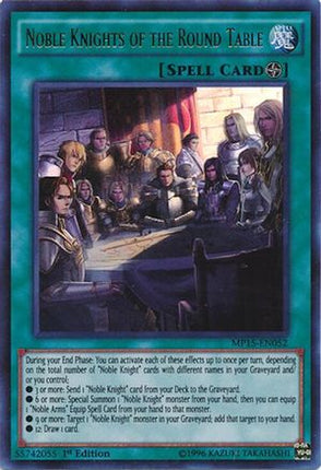 Noble Knights of the Round Table (Ultra Rare) [MP15-EN052] 1st Edition