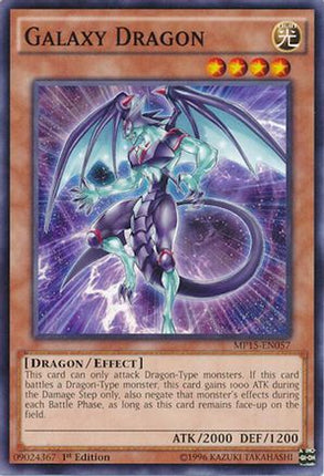 Galaxy Dragon (Common / Short Print) [MP15-EN057] 1st Edition