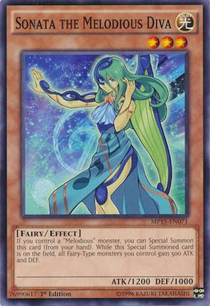 Sonata the Melodious Diva (Common / Short Print) [MP15-EN071] 1st Edition