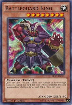 Battleguard King (Common / Short Print) [MP15-EN073] 1st Edition