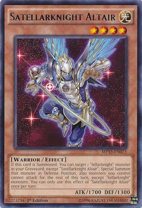 Satellarknight Altair (Rare) [MP15-EN075] 1st Edition