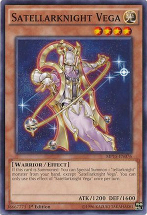 Satellarknight Vega (Common / Short Print) [MP15-EN076] 1st Edition