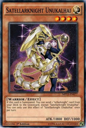 Satellarknight Unukalhai (Common / Short Print) [MP15-EN077] 1st Edition