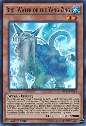 Bixi, Water of the Yang Zing (Super Rare) [MP15-EN085] 1st Edition