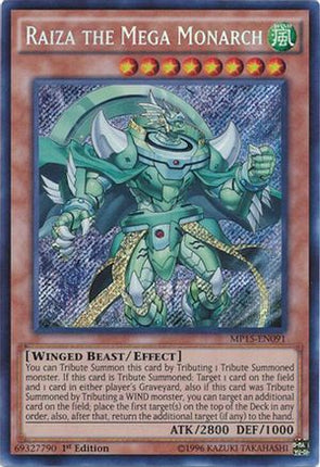 Raiza the Mega Monarch (Secret Rare) [MP15-EN091] 1st Edition