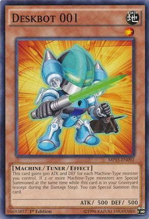 Deskbot 001 (Common / Short Print) [MP15-EN092] 1st Edition