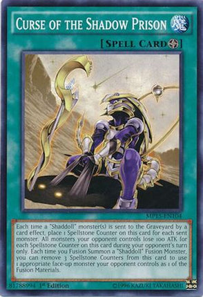 Curse of the Shadow Prison (Common / Short Print) [MP15-EN104] 1st Edition