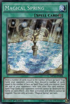 Magical Spring (Secret Rare) [MP15-EN108] 1st Edition