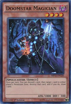 Doomstar Magician (Ultra Rare) [MP15-EN120] 1st Edition