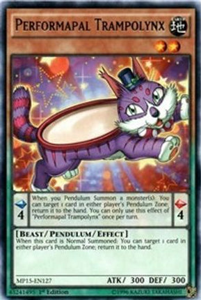 Performapal Trampolynx [MP15-EN127] Rare
