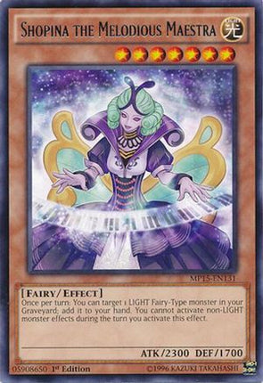 Shopina the Melodious Maestra (Rare) [MP15-EN131] 1st Edition
