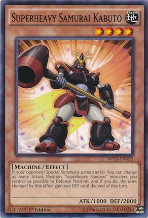 Superheavy Samurai Kabuto (Common / Short Print) [MP15-EN132] 1st Edition