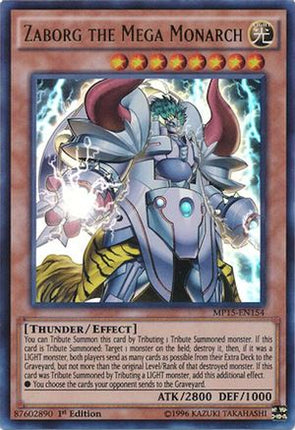 Zaborg the Mega Monarch (Ultra Rare) [MP15-EN154] 1st Edition