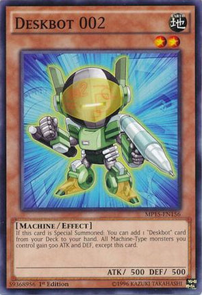 Deskbot 002 (Common / Short Print) [MP15-EN156] 1st Edition