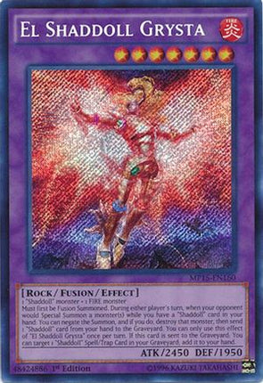 El Shaddoll Grysta (Secret Rare) [MP15-EN160] 1st Edition