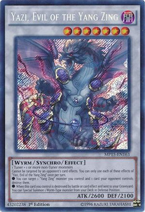 Yazi, Evil of the Yang Zing (Secret Rare) [MP15-EN163] 1st Edition