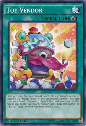 Toy Vendor (Common / Short Print) [MP15-EN170] 1st Edition