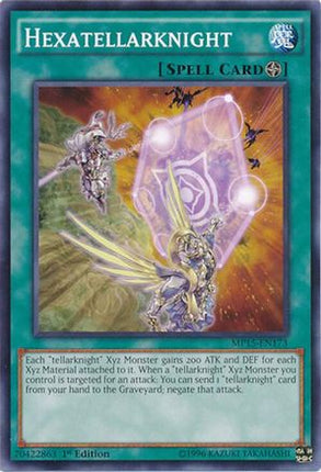 Hexatellarknight (Common / Short Print) [MP15-EN173] 1st Edition