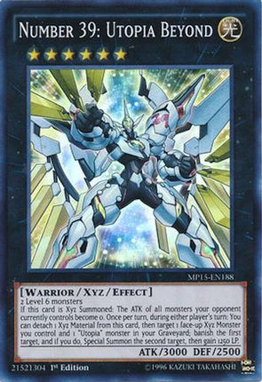 Number 39: Utopia Beyond (Super Rare) [MP15-EN188] 1st Edition