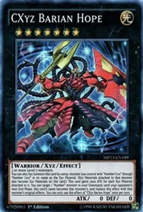 CXyz Barian Hope [MP15-EN189] Super Rare