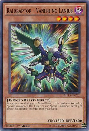Raidraptor - Vanishing Lanius (Common / Short Print) [MP15-EN201] 1st Edition