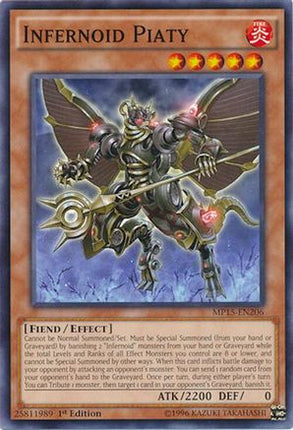 Infernoid Piaty (Common / Short Print) [MP15-EN206] 1st Edition