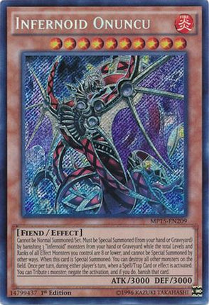Infernoid Onuncu (Secret Rare) [MP15-EN209] 1st Edition