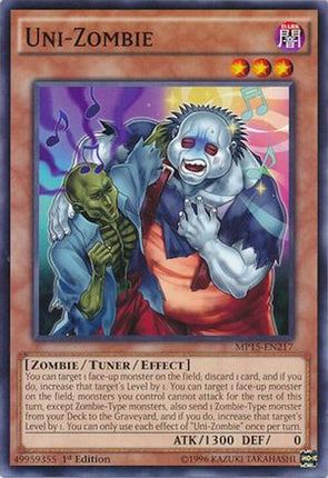 Uni-Zombie (Common / Short Print) [MP15-EN217] 1st Edition