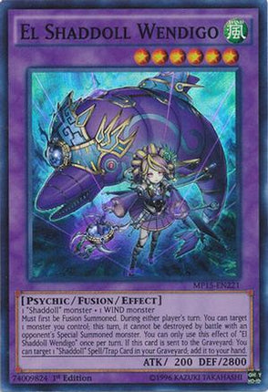 El Shaddoll Wendigo (Super Rare) [MP15-EN221] 1st Edition