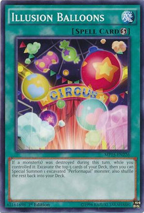 Illusion Balloons (Common / Short Print) [MP15-EN226] 1st Edition